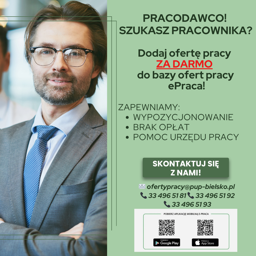 Zdjęcie artykułu Pracodawco, przedsiębiorco! Skorzystaj z darmowej bazy ePraca!