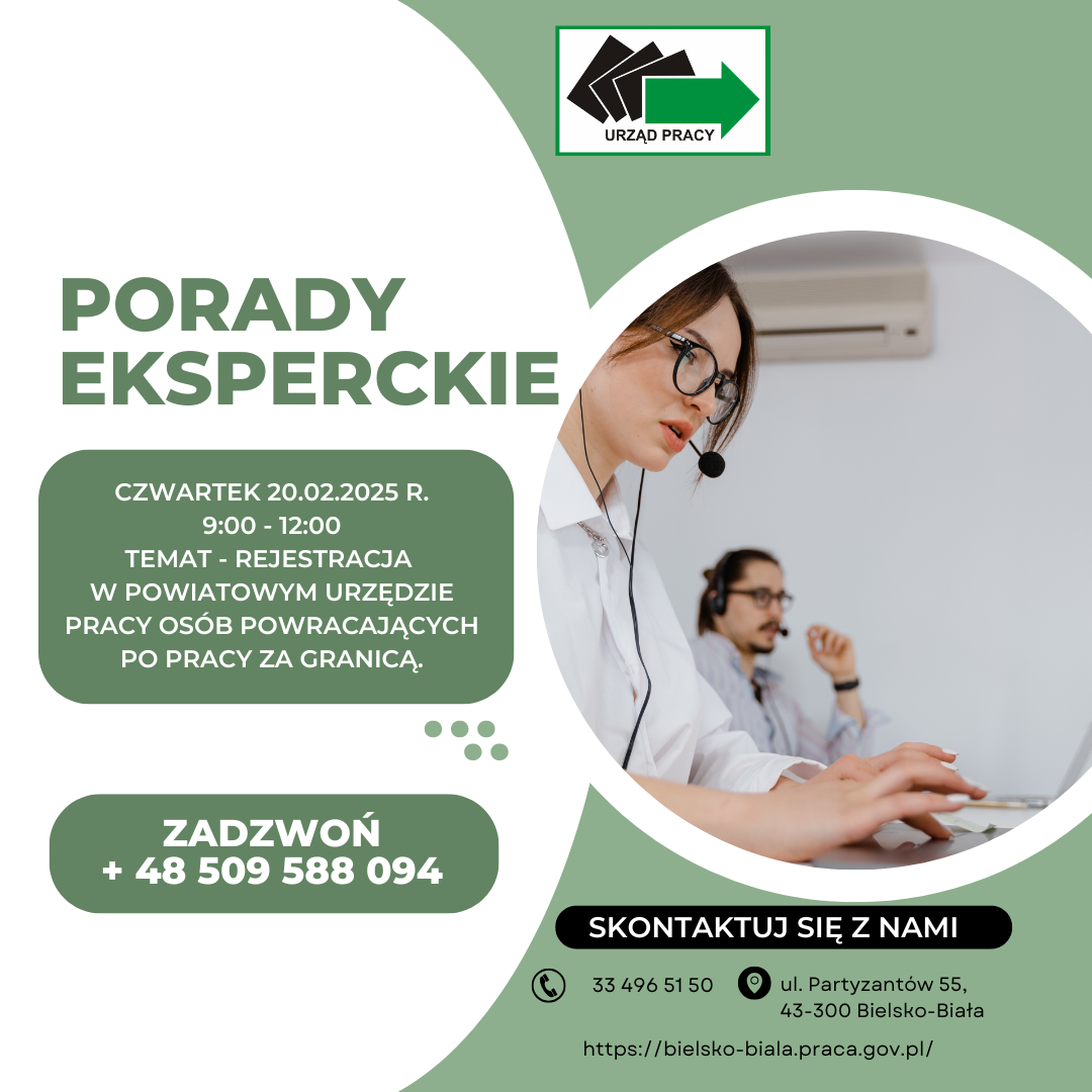 Zdjęcie artykułu Porady eksperckie - temat - Rejestracja w powiatowym...