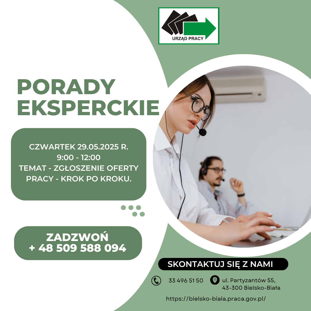 Zdjęcie artykułu Porady eksperckie - temat - Zgłoszenie oferty pracy - krok po kroku.
