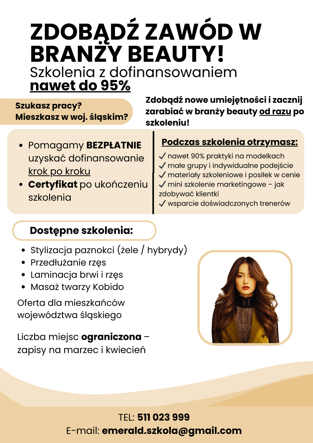 Plakat przedstawiający ofertę